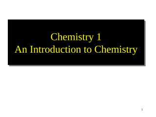 Chemistry 1.ppt