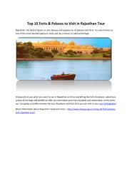 Rajasthan Tour India - Tour To Rajasthan.pdf