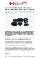 Flanged Concentric Reducer Manufacturer.docx