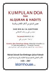 KUMPULAN DO'A DALAM QUR'AN & HADIST [Said bin Ali Al Qahthan.pdf