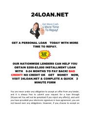 GET A PERSONAL LOAN  TODAY WITH MORE TIME TO REPAY..pdf
