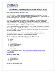 Global Probiotic Supplements Market Insights, Forecast to 2025.pdf