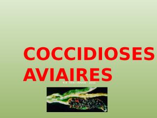 (1)- Coccidioses aviaires.pptx