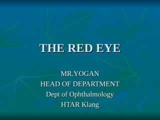 THE RED EYE.ppt