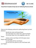 PowerPoint Template Giving Tips for Pollinating Plants by Hands.pdf