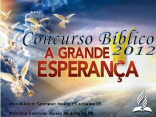concurso bíblico 2012 - 37.ppt
