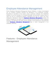 Employee Attendance Management.docx